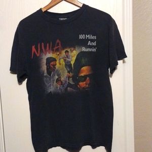 Ruthless Records N.W.A Rap tee medium black